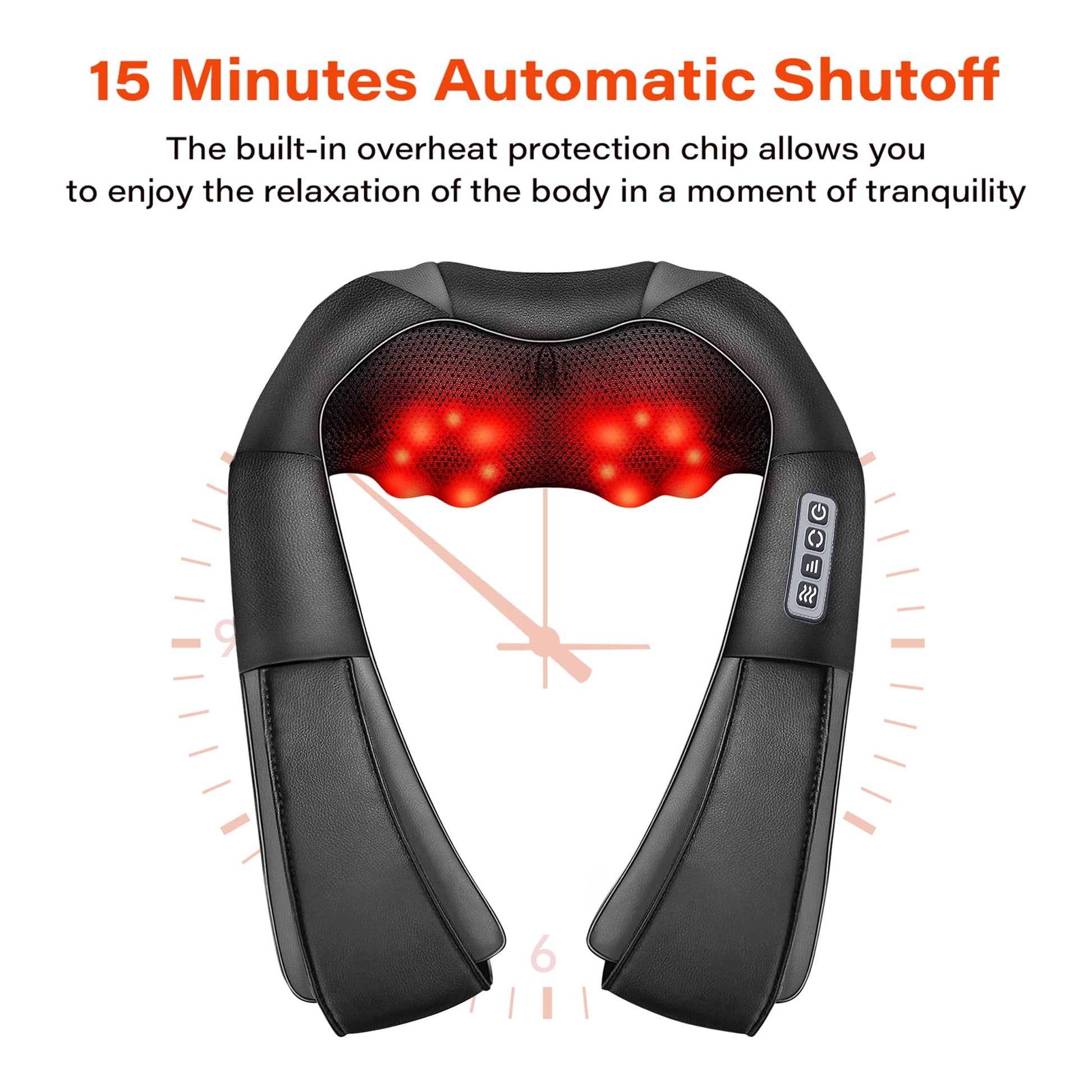 WERTYI Shiatsu Neck and Back Massager with Heat,Electric Deep 4D Tissue Massage for Body Muscle Pain Relief,Usb-Rechargeable Best Gifts for Men Women Home, Office, and Car